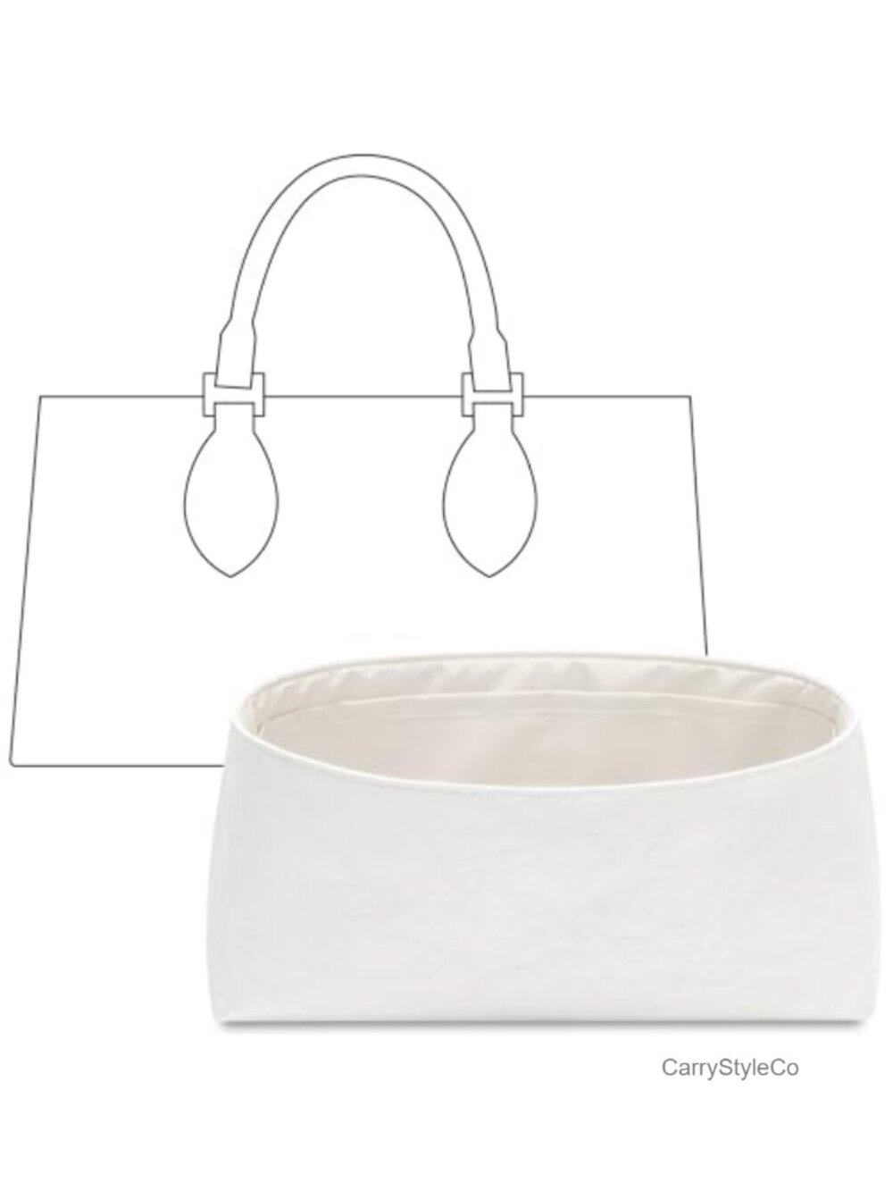 Custom Fit Purse Organizer Insert for Handbags